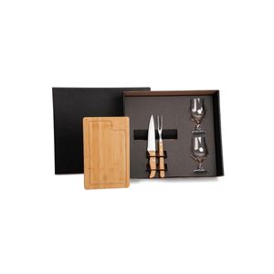 Kit churrasco com copos - 5 peças