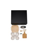 Kit para caipirinha com petisqueira em bambu - 15 pçs welf