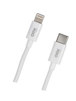 Cabo duo tipo c e lightning branco ce210 oex