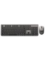 Combo teclado e mouse sem fio 1600 dpi oex pop + tm410 - teclas redondas