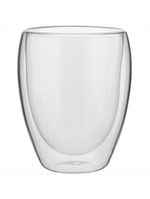 Caneca parede dupla borosilicato transparente - gs - 350ml
