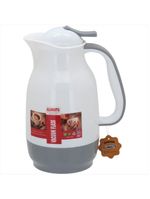 Garrafa térmica 25x13x13 cm 1l plástico cinza ampola vidro alwa - gs