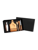 Kit para caipirinha em bambu - 0,35 l - 6 pçs welf