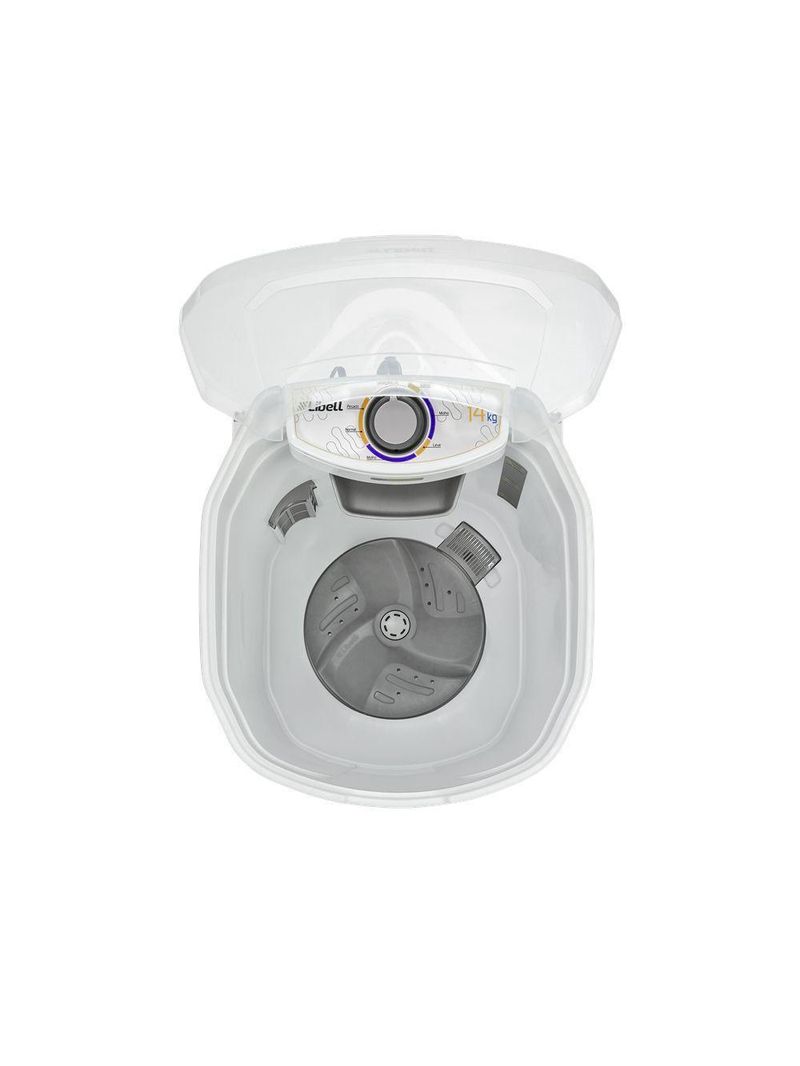 Tanquinho Libell 14Kg com Lavagem por Turbilhonamento Branca 127V