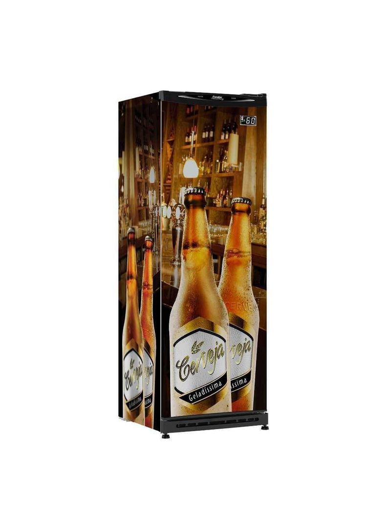 Cervejeira Esmaltec CV300R Frost Free Com Sistema Fast Freezer 300L Adesivada 220V