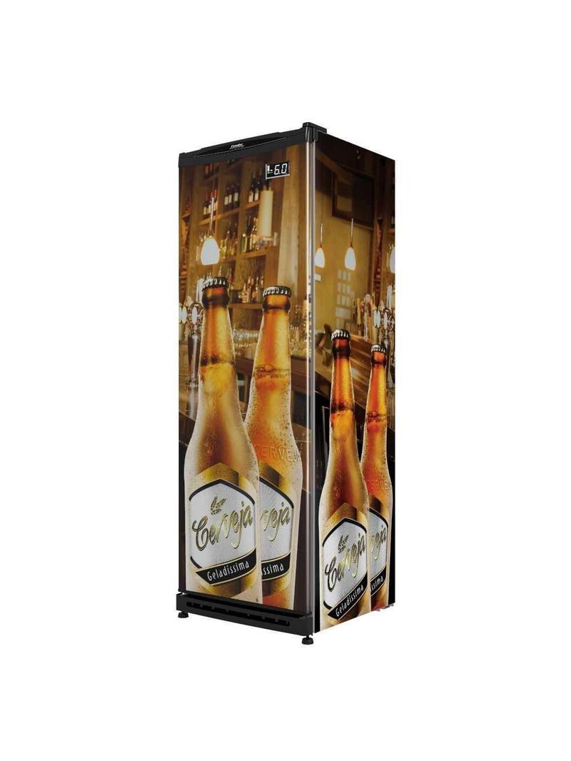 Cervejeira Esmaltec CV300R Frost Free Com Sistema Fast Freezer 300L Adesivada 220V