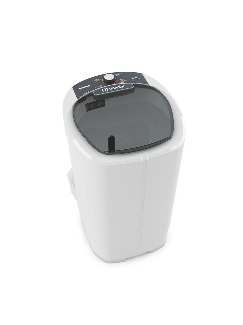 Lavadora de Roupas Semi-automática Mueller 20 kg 127v Branca (MLT20B)