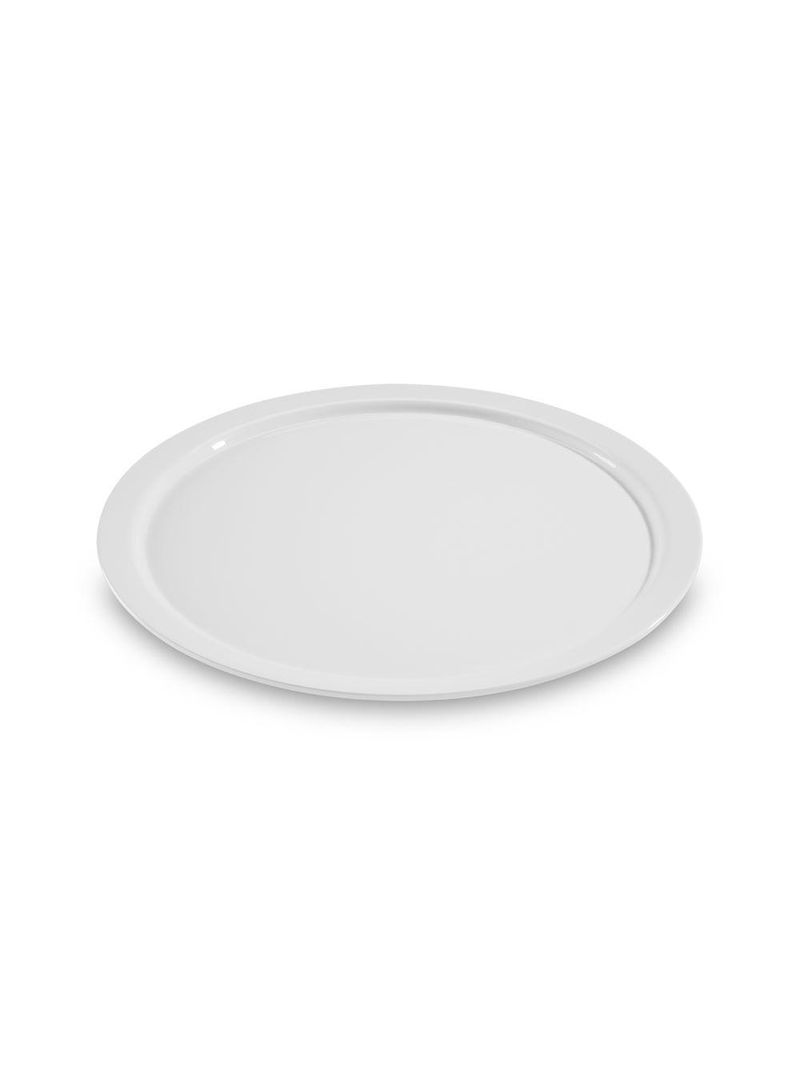 Bandeja redondo buffet branco 41,3x2,5cm haus concept