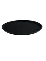 Bandeja redondo antiaderente preto arienzo 40,5cm brinox