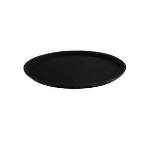Bandeja redondo antiaderente preto arienzo 40,5cm brinox