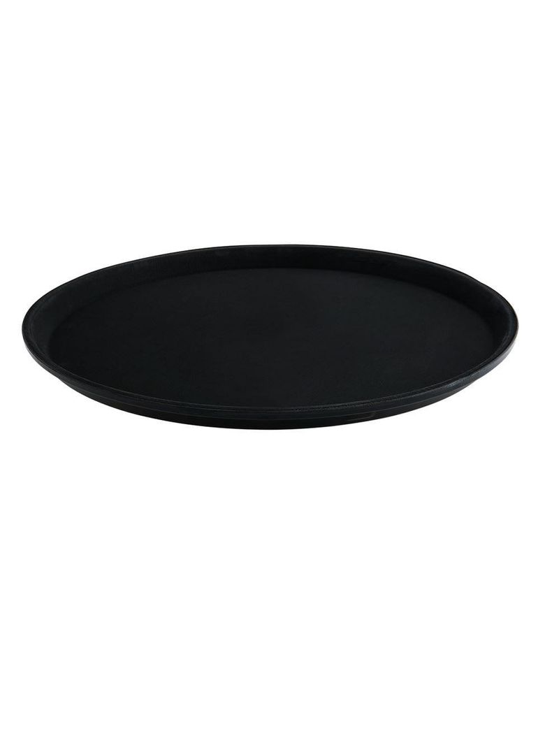 Bandeja redondo antiaderente preto arienzo 40,5cm brinox