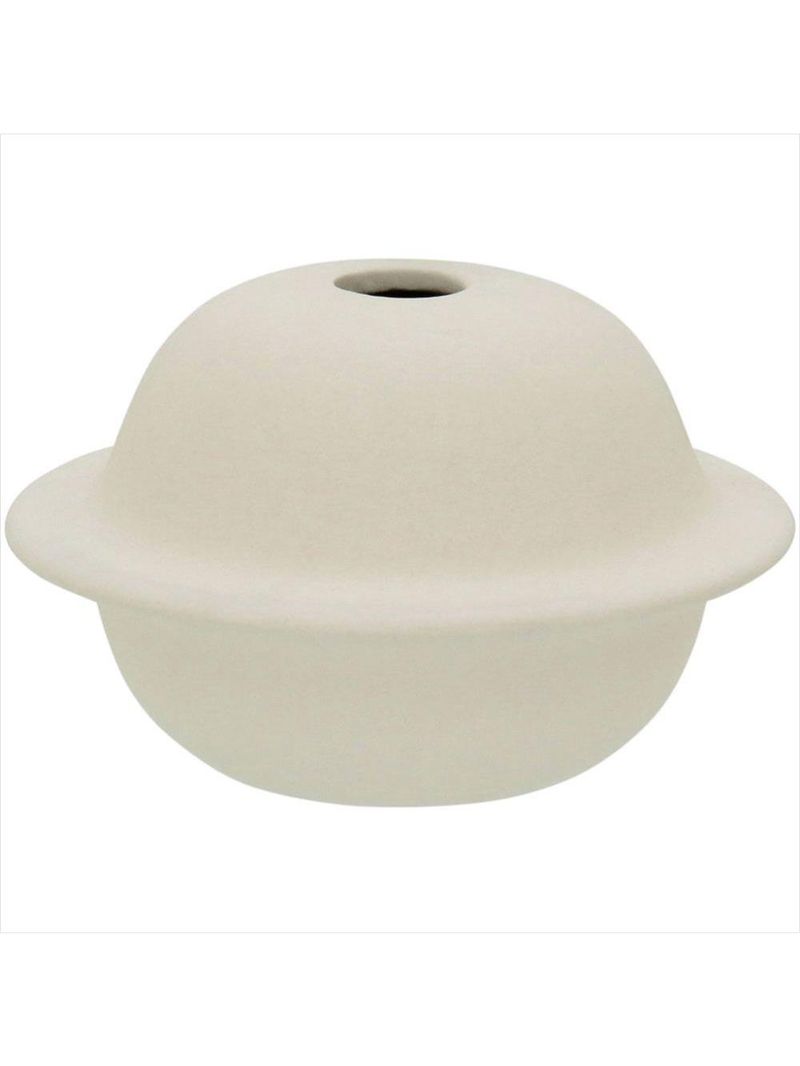 Vaso cerâmica branco joana - nh