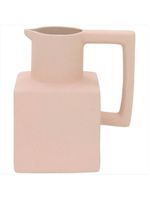 Vaso 14x13x10cm cerâmica rosa shape - nh