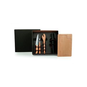 Kit para churrasco com esteira grill - 5 peças