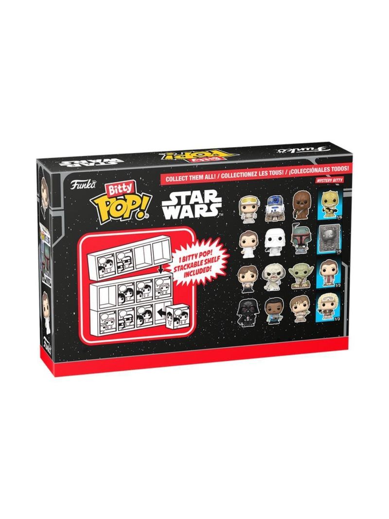Bitty pop! star wars v darth vader, lando e luke com yoda