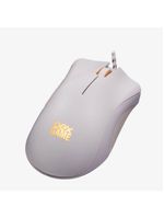 Mouse gamer - boreal ms319 - led - 5 botoes - 7200 dpi branco