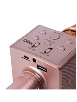 Microfone bluetooth com tecnologia tws - rosé