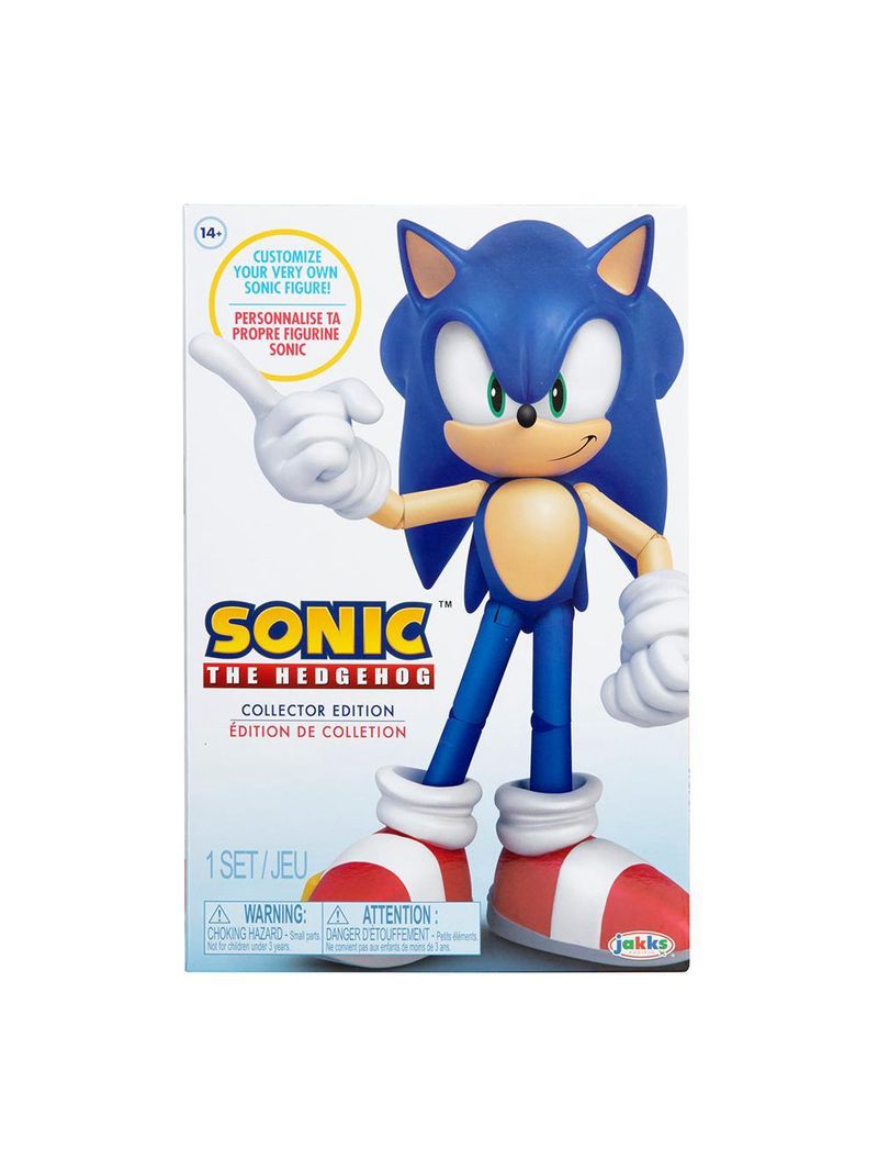 Boneco sonic 15cm - modern collector edition