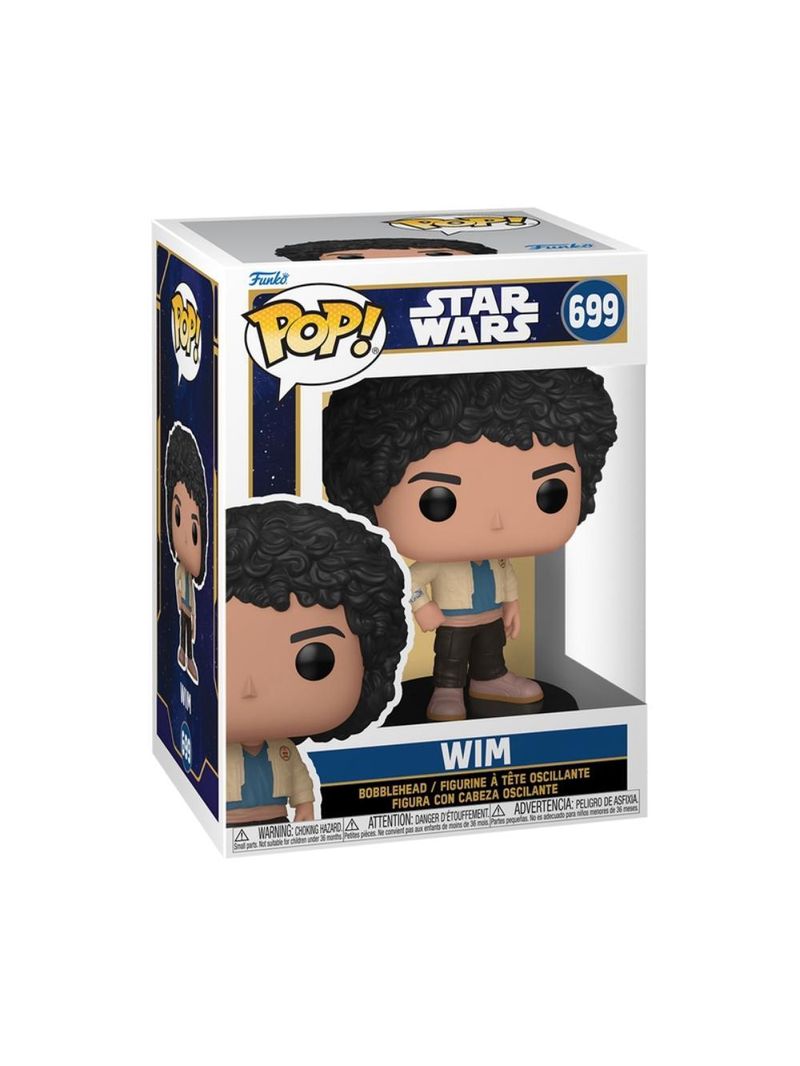Boneco funko pop! star wars skeleton crew - wim