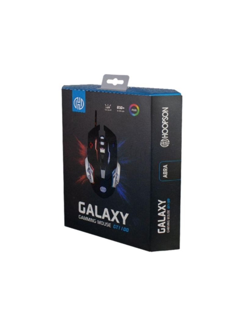 Mouse gamer galaxy hoopson iluminação rgb gt1100