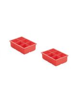 Duas formas para gelo grande