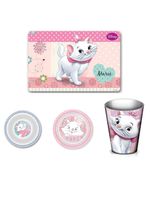 Conjunto refeicao gatinha marie (4 itens)