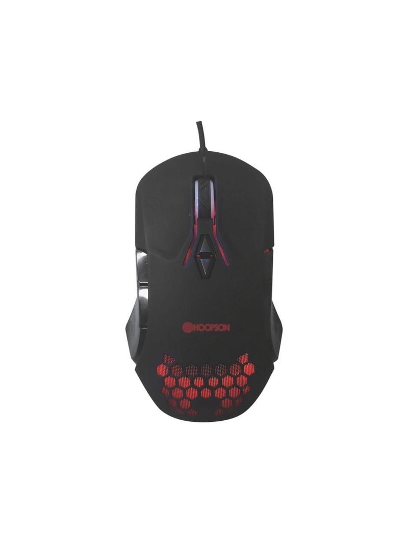 Mouse gamer hoopson omron/avago dpi com led rgb preto msg-203