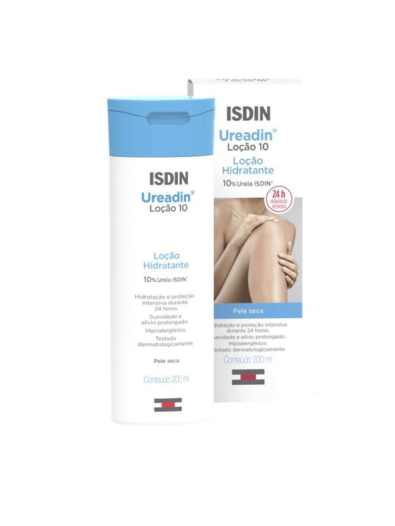 Loção corporal de hidratação intensa isdin - ureadin 10