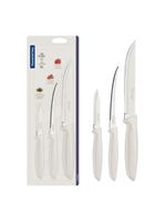 Jogo facas inox 3 peças plenus off tramontina