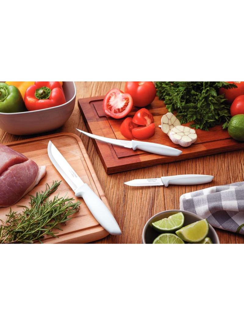 Jogo facas inox 3 peças plenus off tramontina