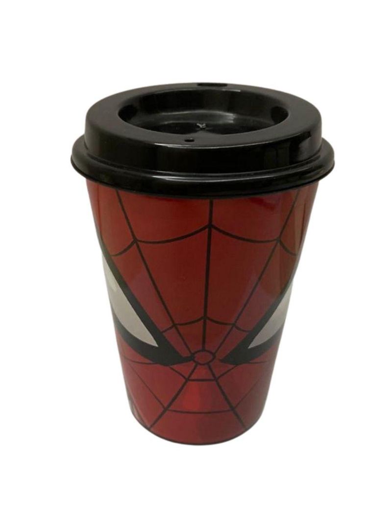 Kit 4 copos para cafe 320 ml tampa, hulk, capitão america