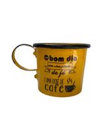 Kit de café coado individual amarela - demolição artesanal