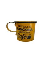 Kit de café coado individual amarela - demolição artesanal