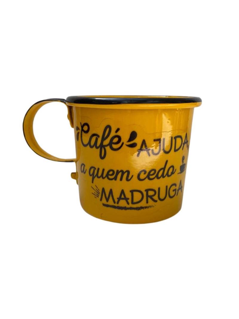 Kit de café coado individual amarela - demolição artesanal