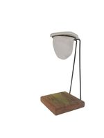 Kit de café egoista - individual - 4 canecas preta  - demolição - feito a mão