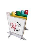 Kit  5 (cinco) tabuas lisas polietileno - 21x17 - cozinha