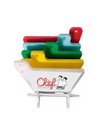 Kit  5 (cinco) tabuas lisas polietileno - 21x17 - cozinha