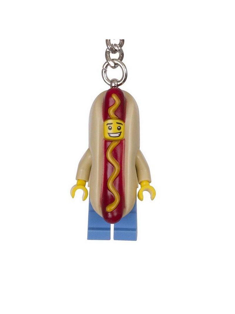 Lego chaveiro - cachorro-quente