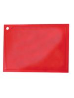 Tabua corte canaleta polietileno vermelha - 60 x 40 - carne