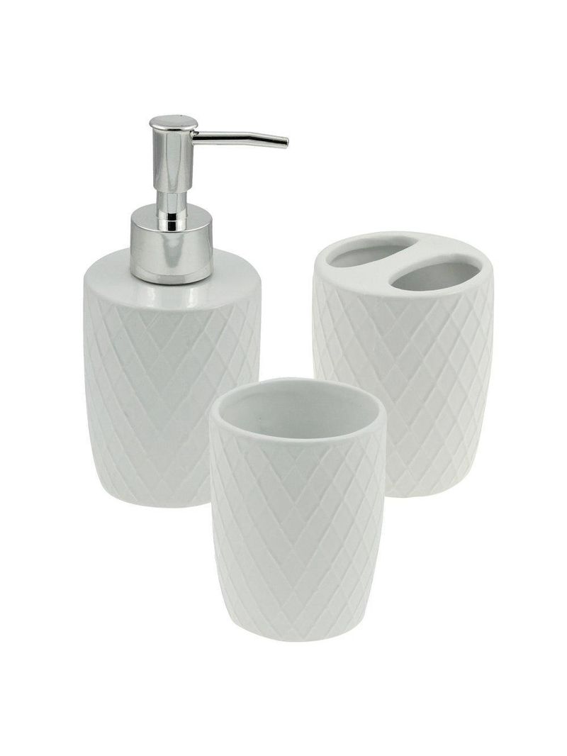 3 peças para banheiro wolff branco