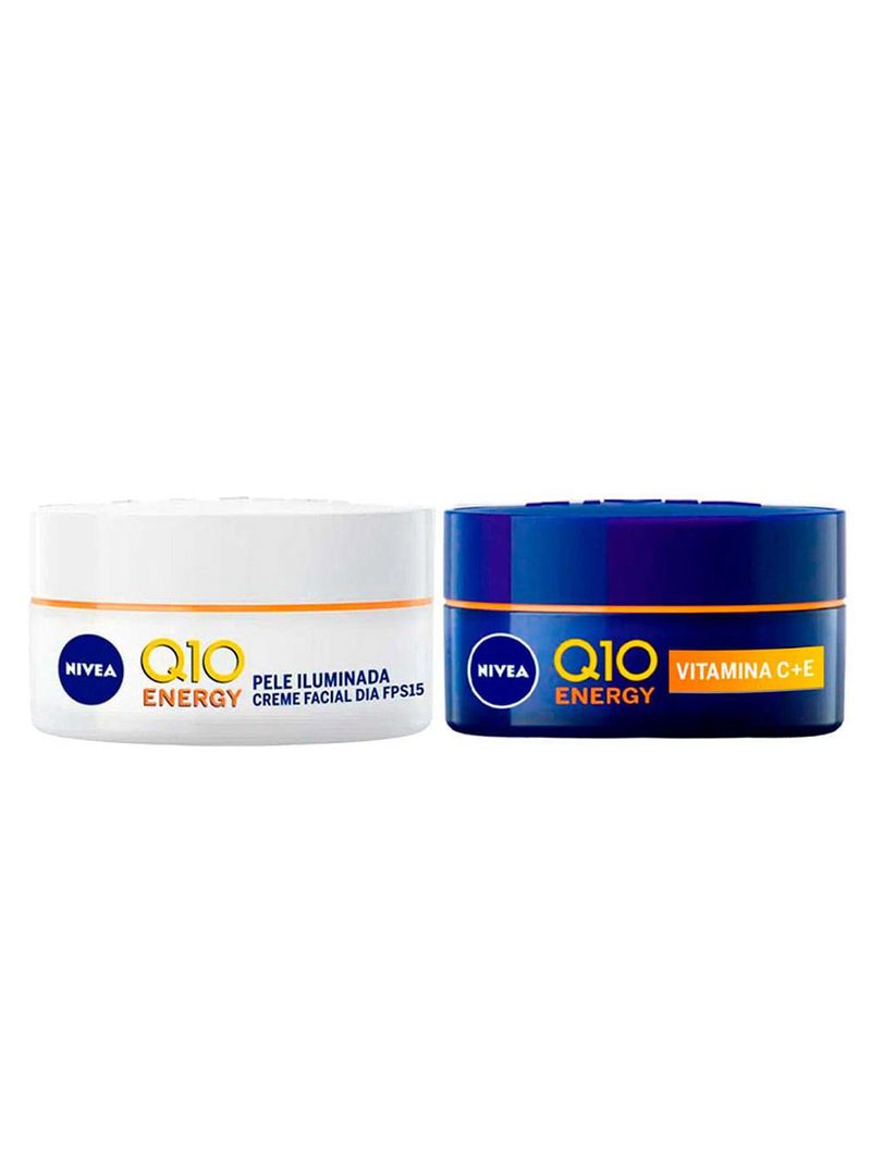 Nívea q10 energy kit – creme antissinais dia fps15 + creme antissinais noturno