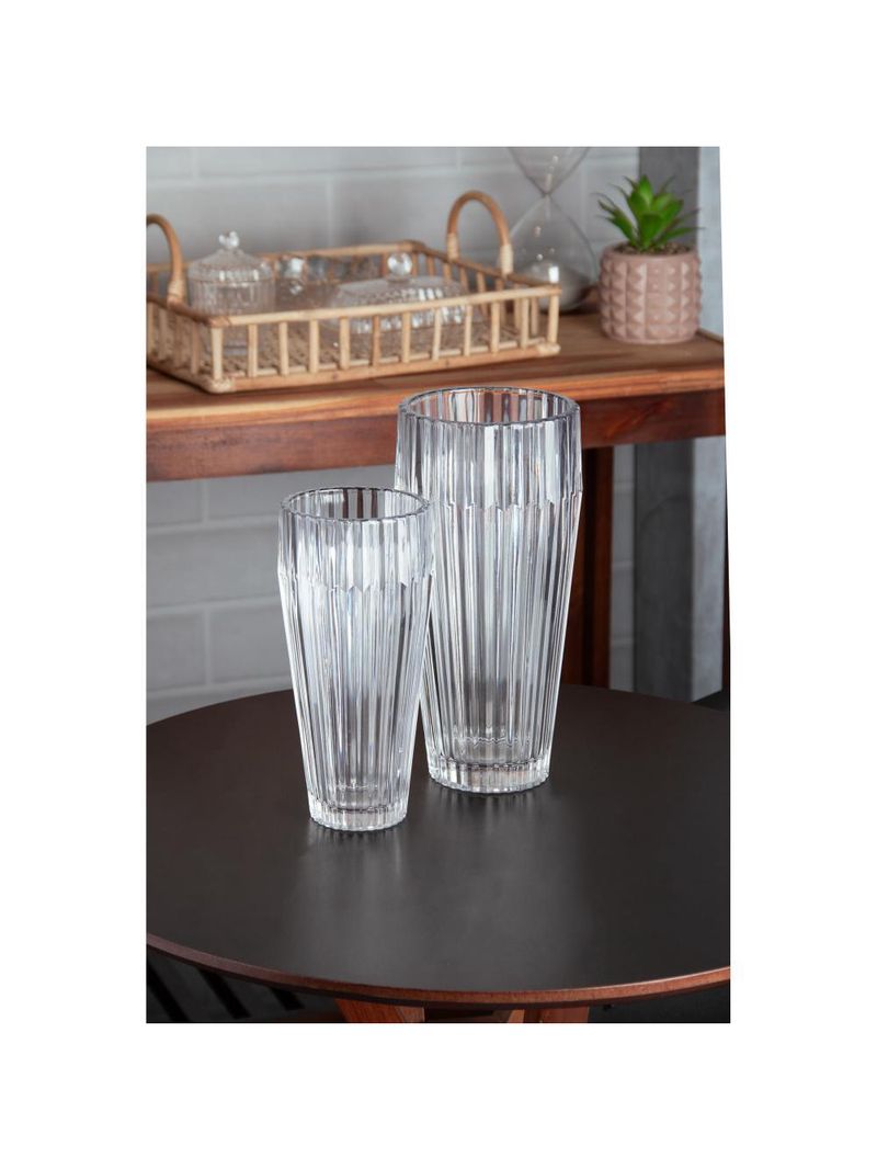 Vaso wolff império de cristal ecológico 13,5cm x 27,5cm