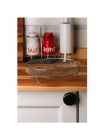 Suporte wolff de aço inox empilhável para air fryer 19,5cm