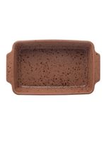 Refratário wolff mist de cerâmica marrom matte 29cm x 17cm