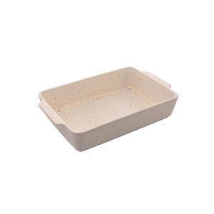 Refratário wolff mist de cerâmica branco matte 36cm x 22cm