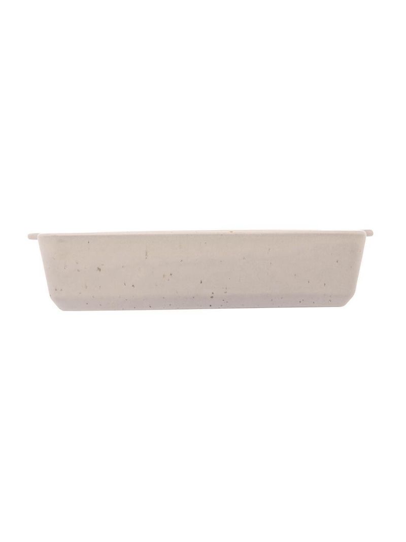 Refratário wolff mist de cerâmica branco matte 36cm x 22cm