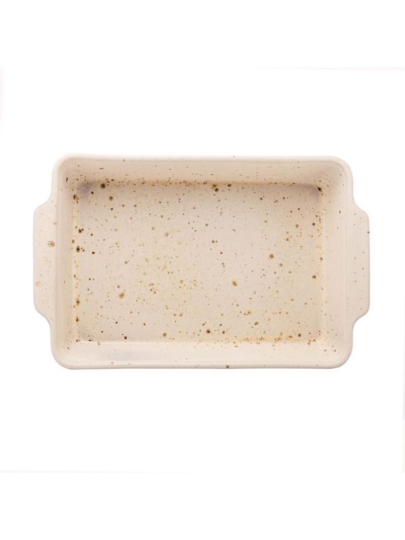 Refratário wolff mist de cerâmica branco matte 36cm x 22cm