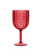 Taça wolff orquídea de acrílico vermelha 350ml