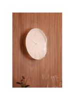 Relógio de parede wolff modern de plástico branco