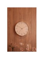 Relógio de parede wolff modern de plástico branco